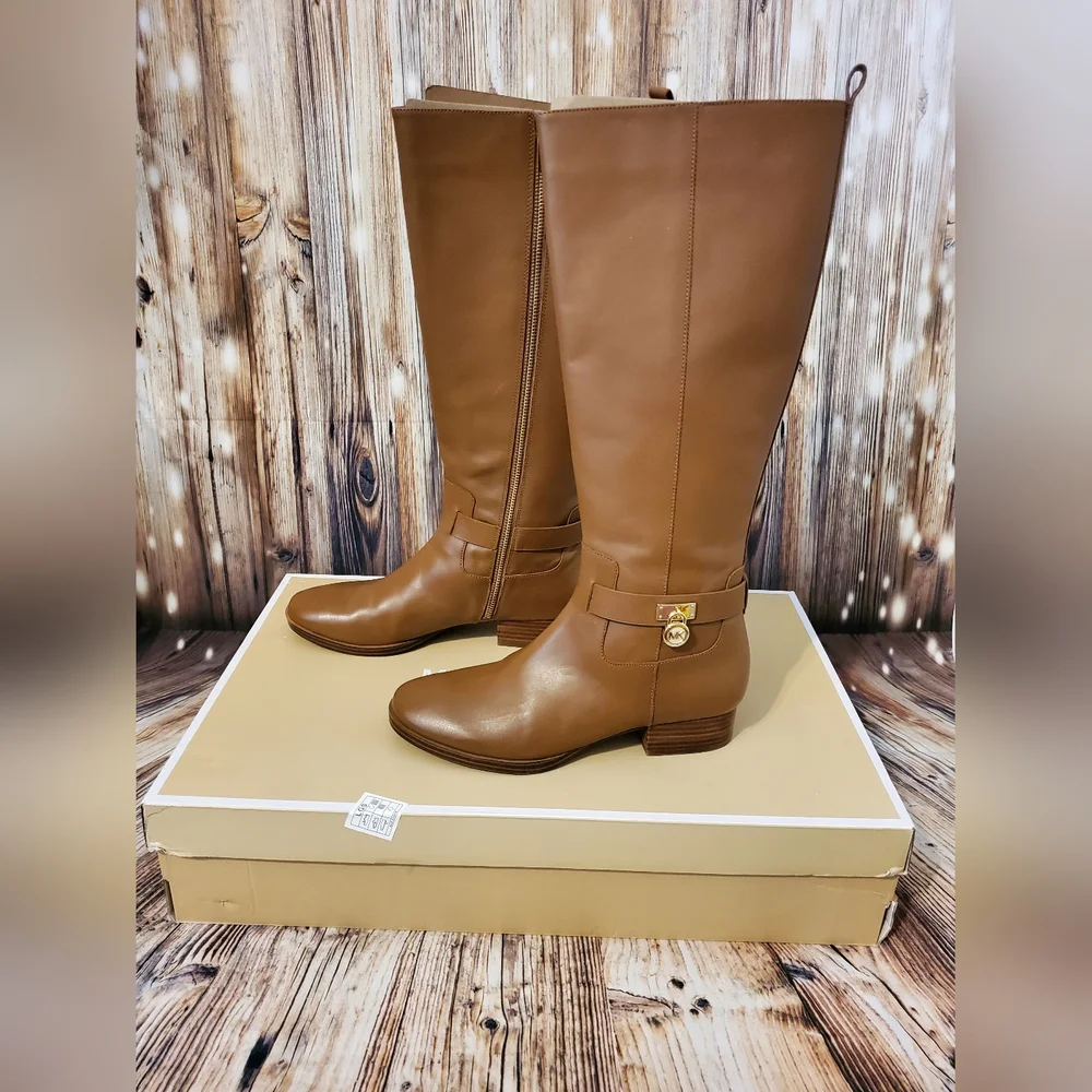 MICHAEL KORS RYAN TALL BOOTS - Picture 2 of 11